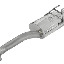 AFE Takeda 2-1/2in 304 Stainless Steel Axle-Back Exhaust System (2006-2011 Civic) - 49-36610