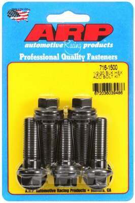 ARP 1/2-20 x 1.500 hex black oxide bolts - 716-1500