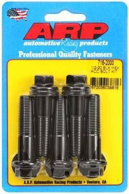 ARP 1/2-20 x 2.000 hex black oxide bolts - 716-2000