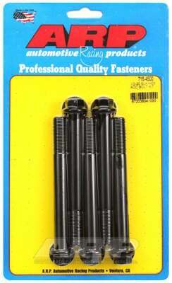 ARP 1/2-20 x 4.500 hex black oxide bolts - 716-4500