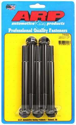 ARP 1/2-20 x 5.000 hex black oxide bolts - 716-5000