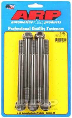 ARP 1/2-20 x 5.250 hex black oxide bolts - 716-5250