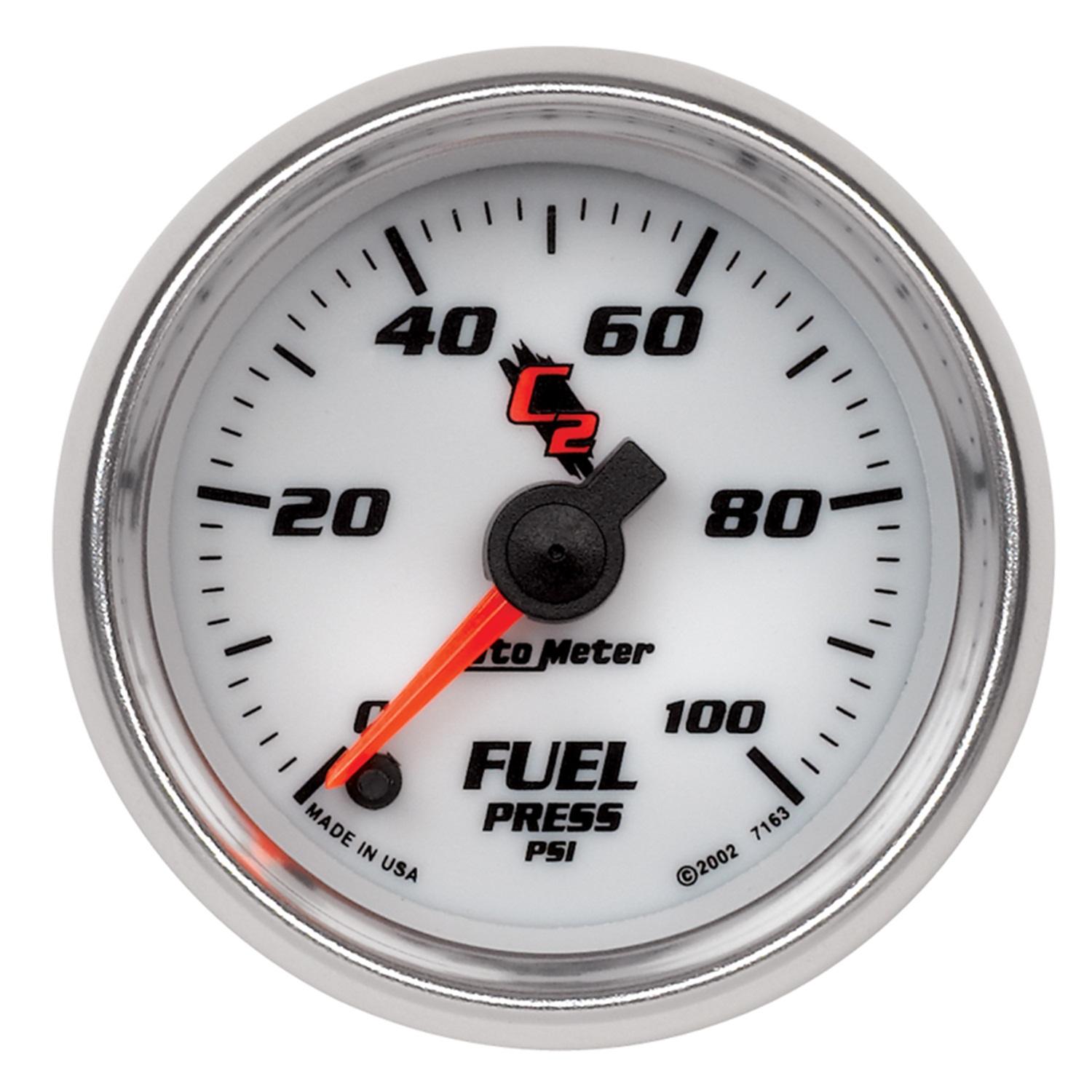 Autometer C2 Series 2-1/16" Electric Fuel Pressure Gauge