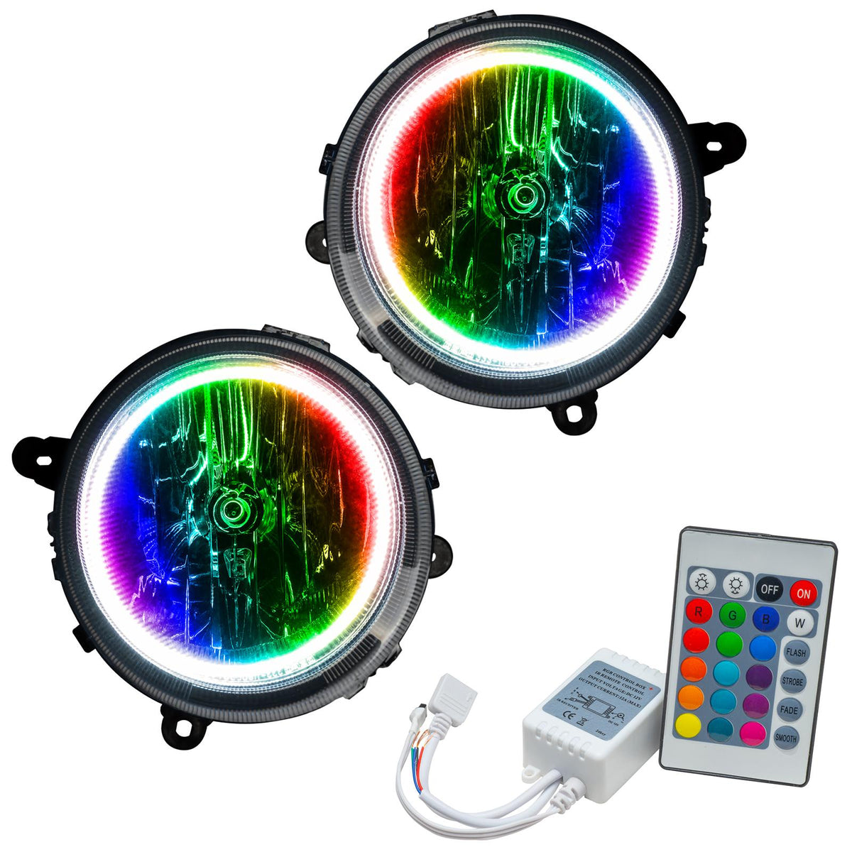 Oracle Lighting Smd Pre-Assembled Headlights, Colorshift - Simple (2007-2016 Compass, Patriot) - 7168-504