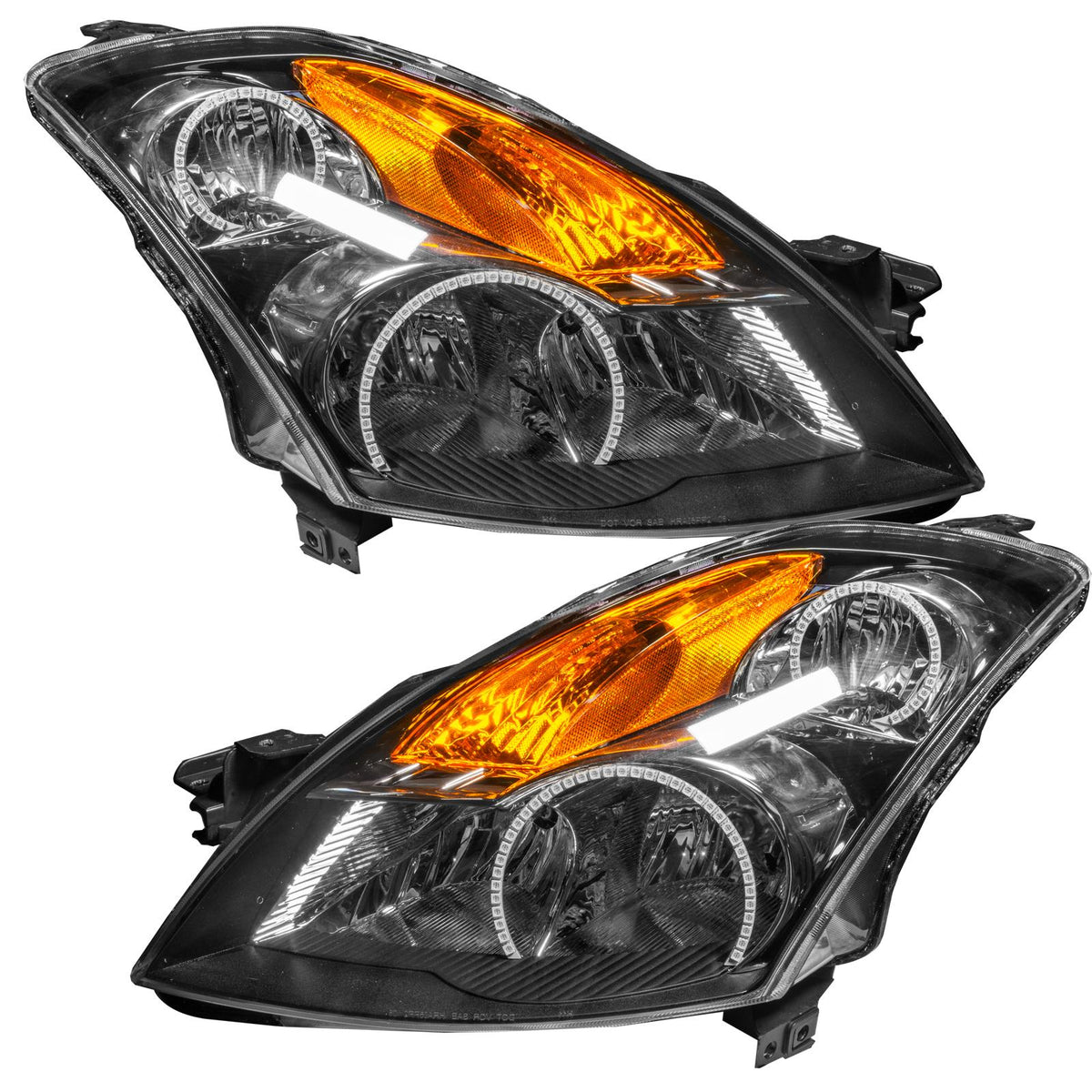 Oracle Lighting Smd Pre-Assembled Headlights, Black Bezel, Colorshift - Simple (2007-2009 Altima) - 7170-504
