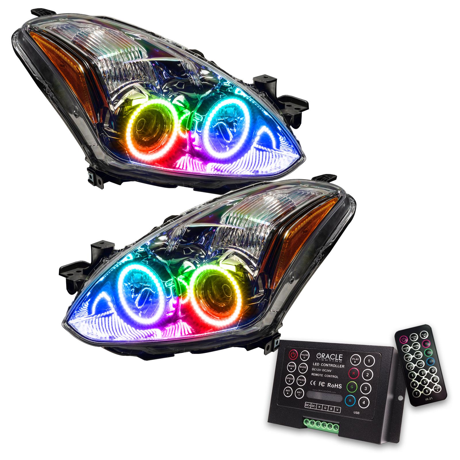 Oracle Lighting Smd Pre-Assembled Headlights, Colorshift 2.0 (2010-2012 Altima) - 7171-333
