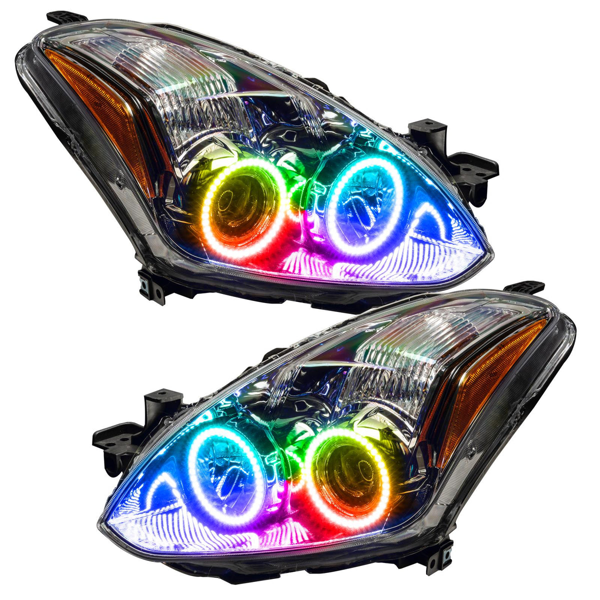 Oracle Lighting Smd Pre-Assembled Headlights, Colorshift - No Controller (2010-2012 Altima) - 7171-334