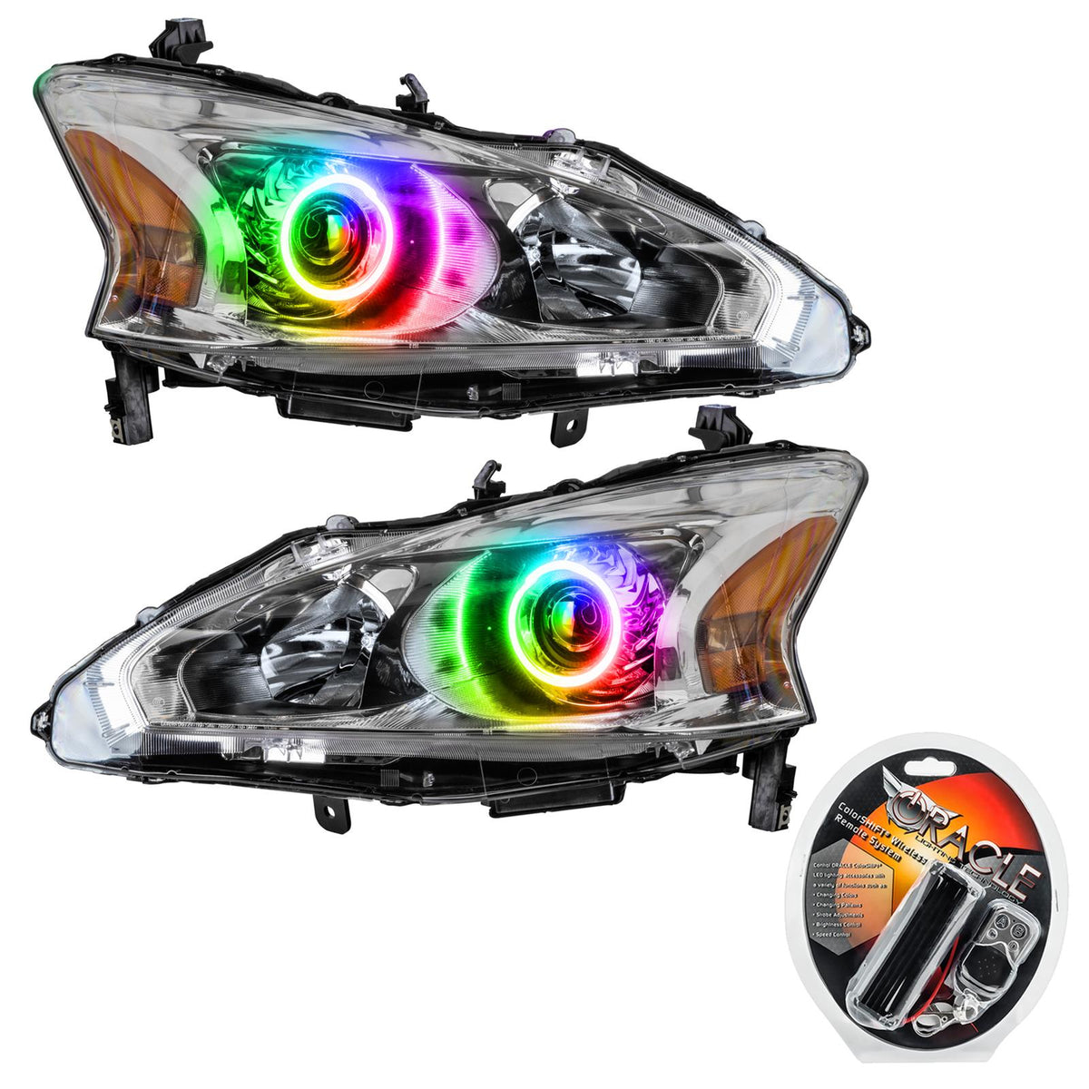 Oracle Lighting Smd Pre-Assembled Headlights, Colorshift (2013-2015 Altima) - 7172-330