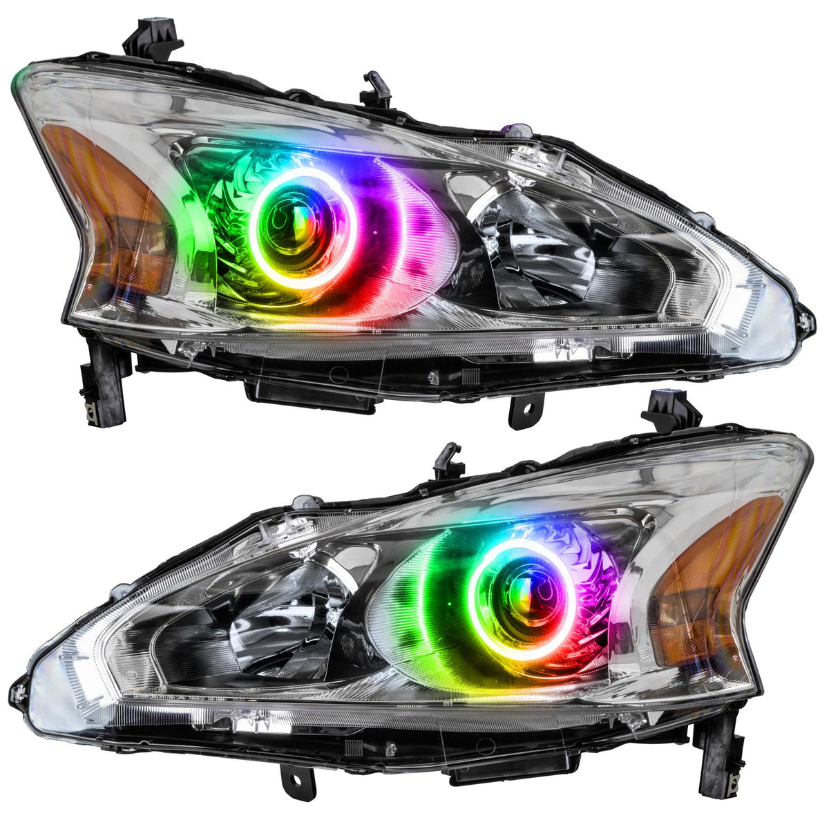 Oracle Lighting Smd Pre-Assembled Headlights, Colorshift - No Controller (2013-2015 Altima) - 7172-334