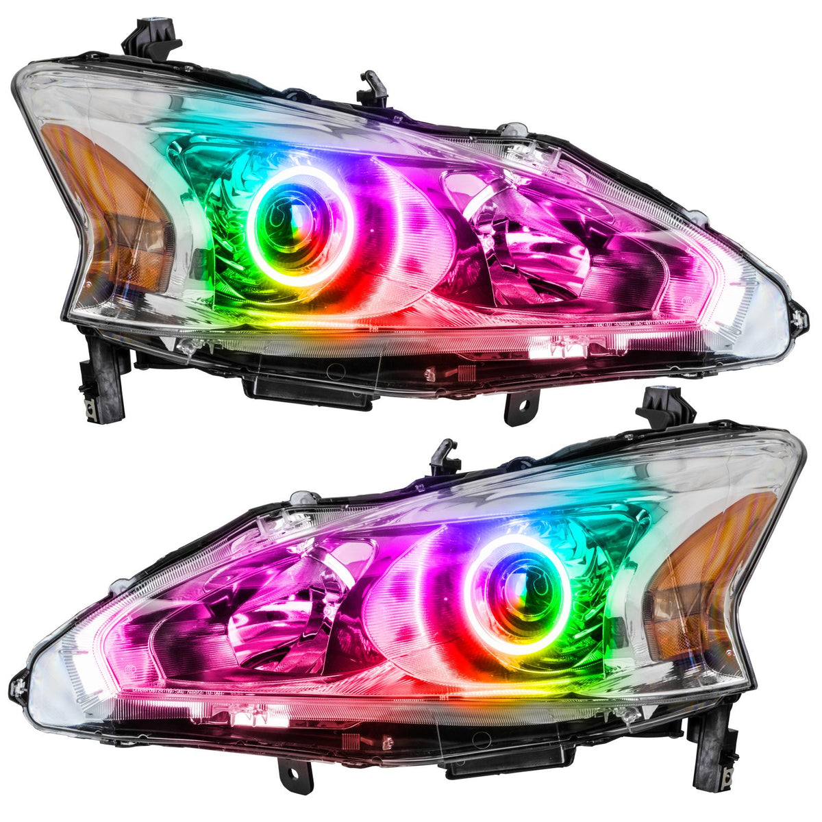 Oracle Lighting Smd Pre-Assembled Headlights, Colorshift - Simple (2013-2015 Altima) - 7172-504