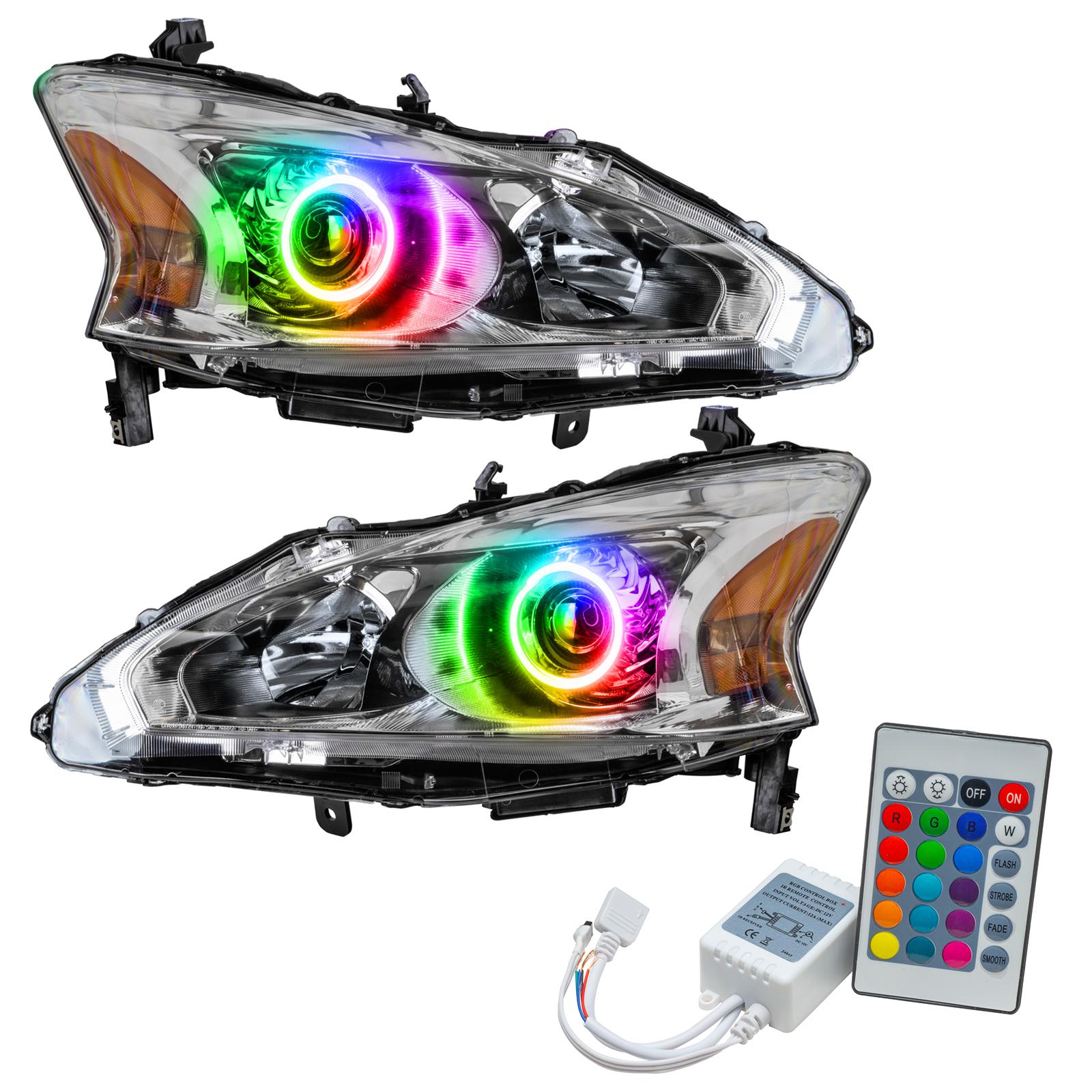 Oracle Lighting Smd Pre-Assembled Headlights, Colorshift - Simple (2013-2015 Altima) - 7172-504