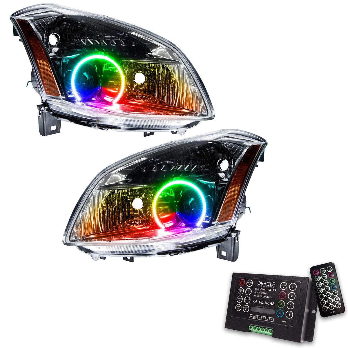 Oracle Lighting Smd Pre-Assembled Headlights, Colorshift 2.0 (2007-2008 Maxima) - 7176-333