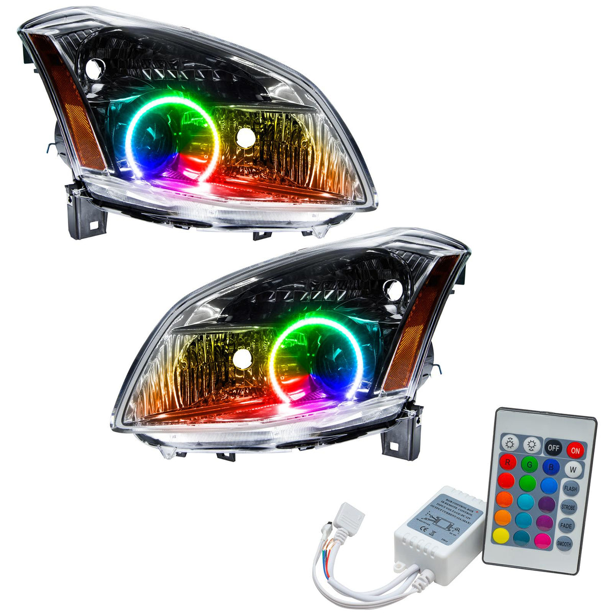 Oracle Lighting Smd Pre-Assembled Headlights, Colorshift - Simple (2007-2008 Maxima) - 7176-504