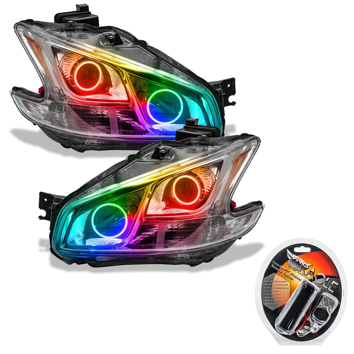 Oracle Lighting Smd Pre-Assembled Headlights, Non-Hid, Colorshift (2009-2013 Maxima) - 7177-330
