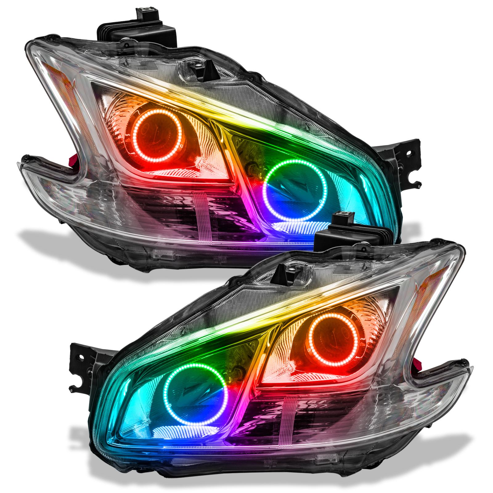 Oracle Lighting Smd Pre-Assembled Headlights, Non-Hid, Colorshift - No Controller (2009-2013 Maxima) - 7177-334
