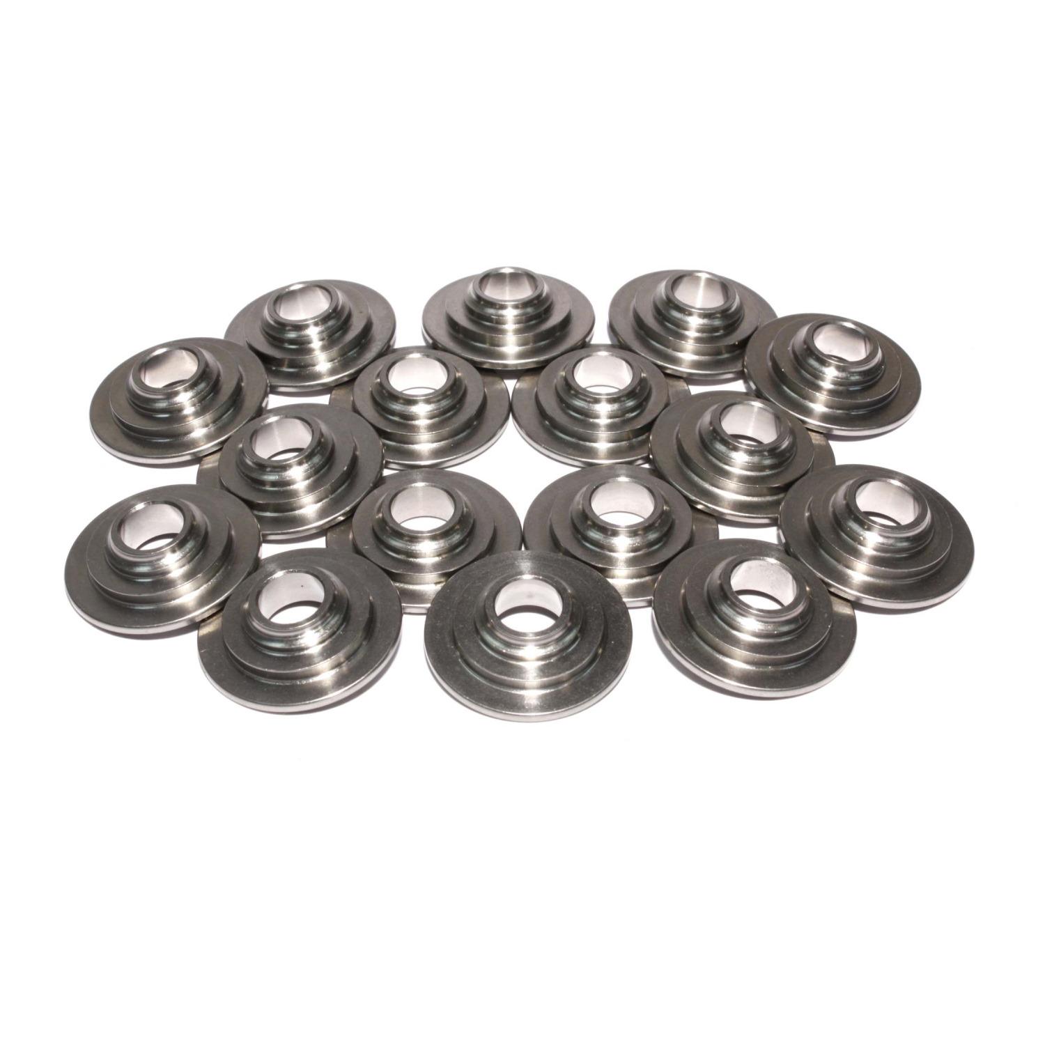 Comp Cams 10 Degree Titanium Retainer Set of 16 for 26955, 26956, and 26957 Springs - 718-16