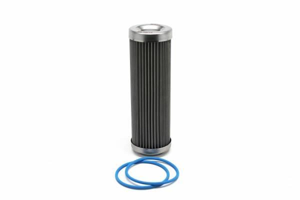 Fuelab 40 Micron Stainless Steel Replacement Element 5 Inch with 2 O Rings and Instructions - 71806