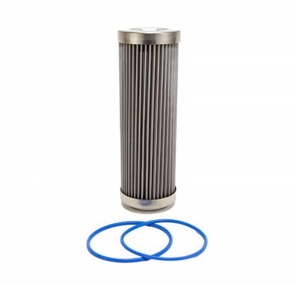 Fuelab PRO Series Extreme Flow In-Line Fuel Filter 40 Micron Stainless Steel Element - 71812