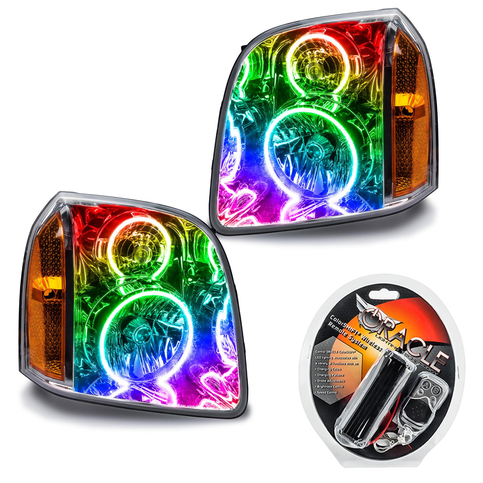 Oracle Lighting Smd Pre-Assembled Headlights, Colorshift (2007-2013 Yukon) - 7182-330