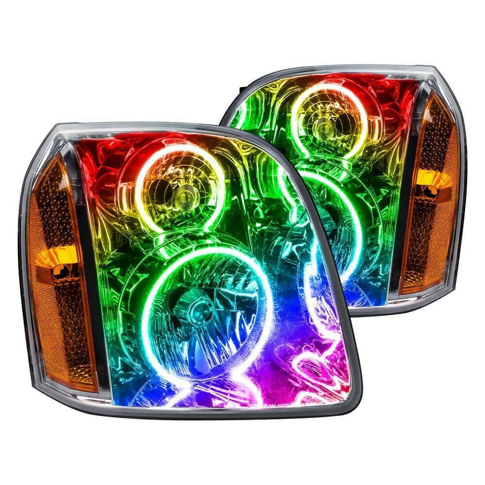 Oracle Lighting 2007-2013 GMC Yukon Pre-Assembled Led Halo Headlights (2007-2013 Yukon Denali, Yukon Denali Hybrid, Yukon Hybrid, Yukon SLE, Yukon SLT) - 7182-335
