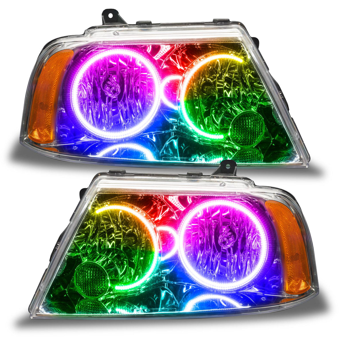 Oracle Lighting Smd Pre-Assembled Headlights, Colorshift - No Controller (2003-2006 Navigator) - 7185-334