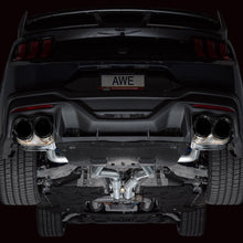 AWE SwitchPath Catback Exhaust - Quad Diamond Black Tips (2024-2026 Mustang Dark Horse) - 3025-43375