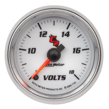 Autometer C2 Series 2-1/16" Electric Voltmeter Gauge