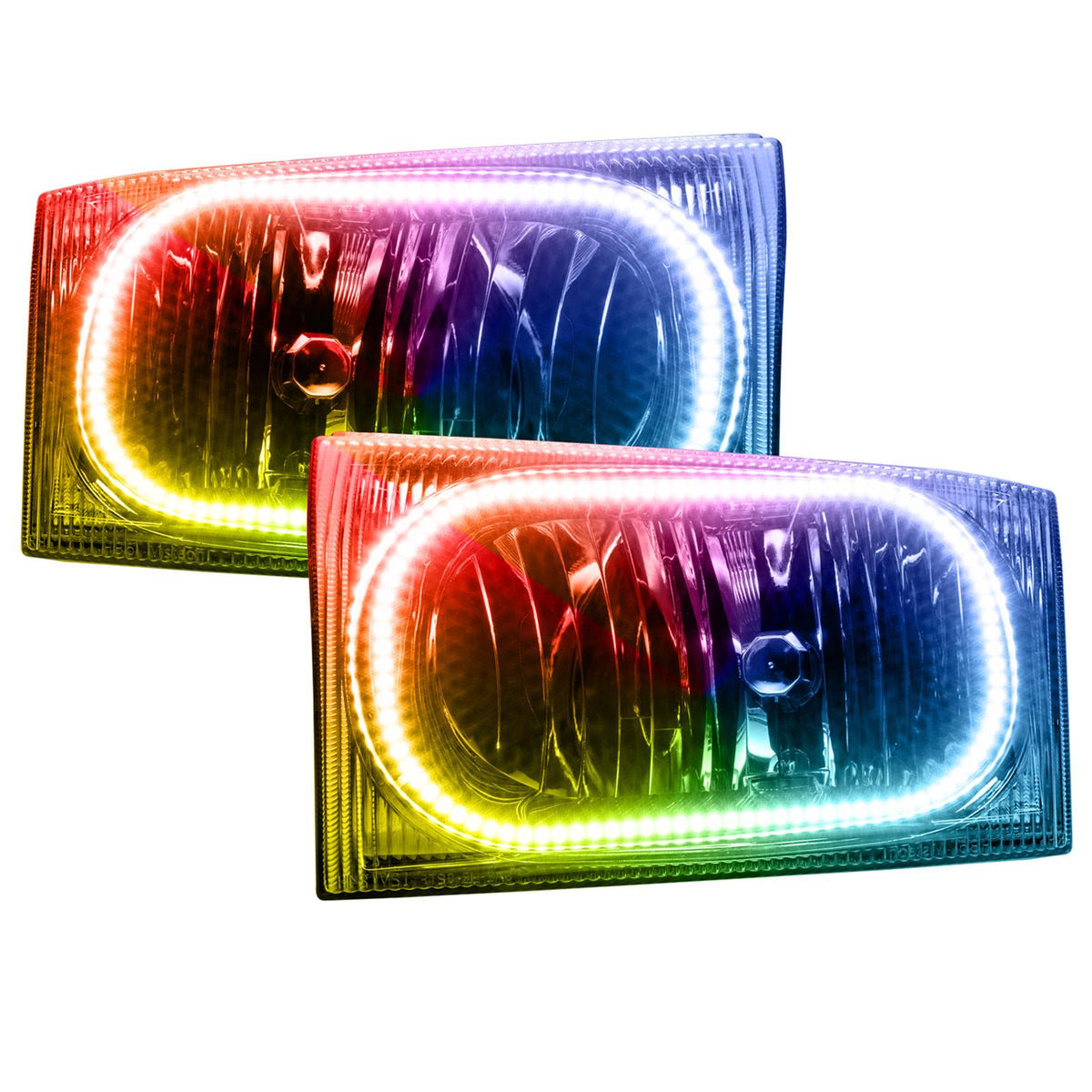 Oracle Lighting Led Pre-Assembled Headlights, Colorshift - No Controller (1999-2004 F-250, F-250 Super Duty) - 7199-334