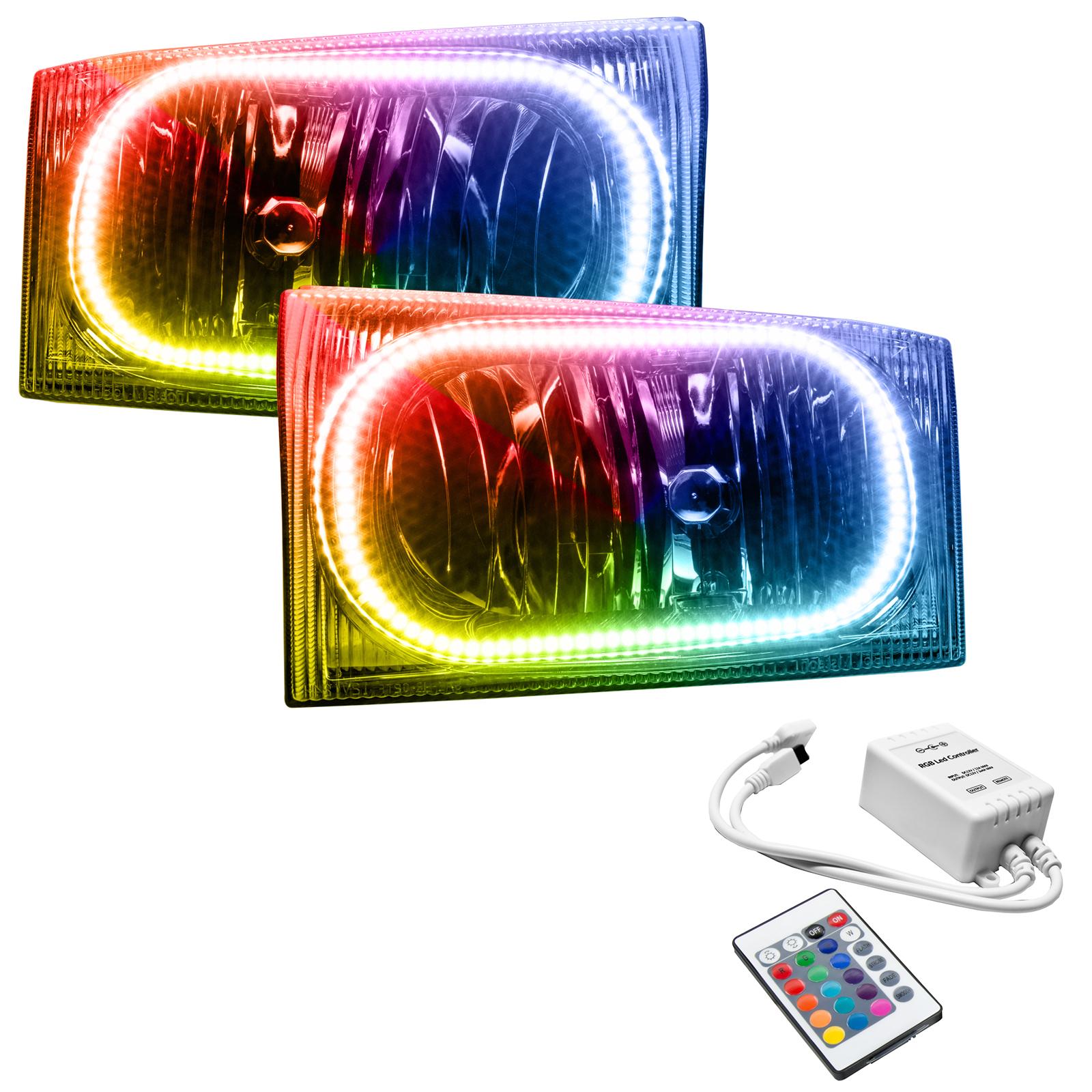Oracle Lighting Led Pre-Assembled Headlights, Colorshift - Simple (1999-2004 F-250, F-250 Super Duty) - 7199-504