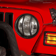 Rugged Ridge Headlight Bezel Kit Black; 97-06 Jeep Wrangler Tj - 12419.23