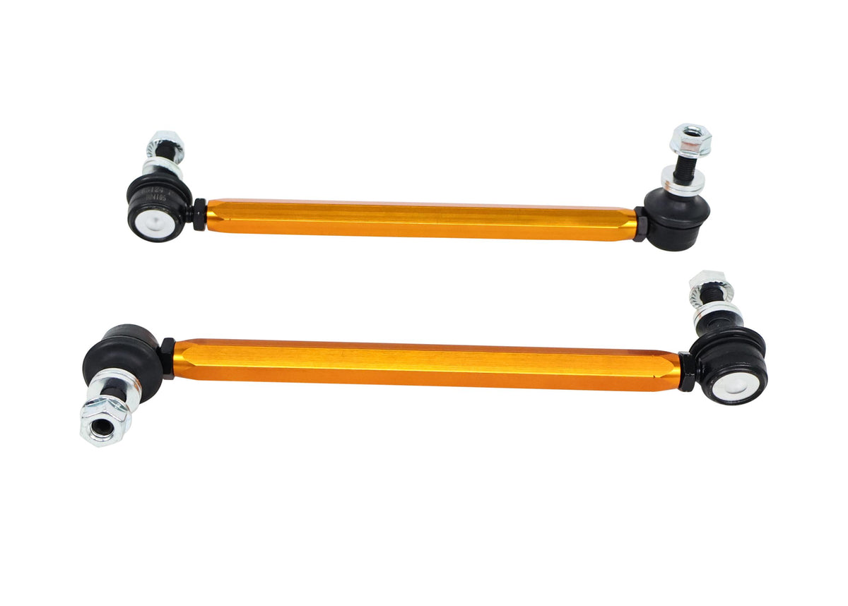 Whiteline Performance 275Sway Bar Link Adjustable Extra Heavy Duty Whiteline (1992-2020 Camry, ES300, 328i, 328is, 323i, 323is, 318ti, 323Ci, 328Ci, Celica, 330xi, 330Ci, 330i, 320i, M3, 325i, 325xi, 325Ci, Z4, Outlander, Caliber, Sebring, Compass, Patrio