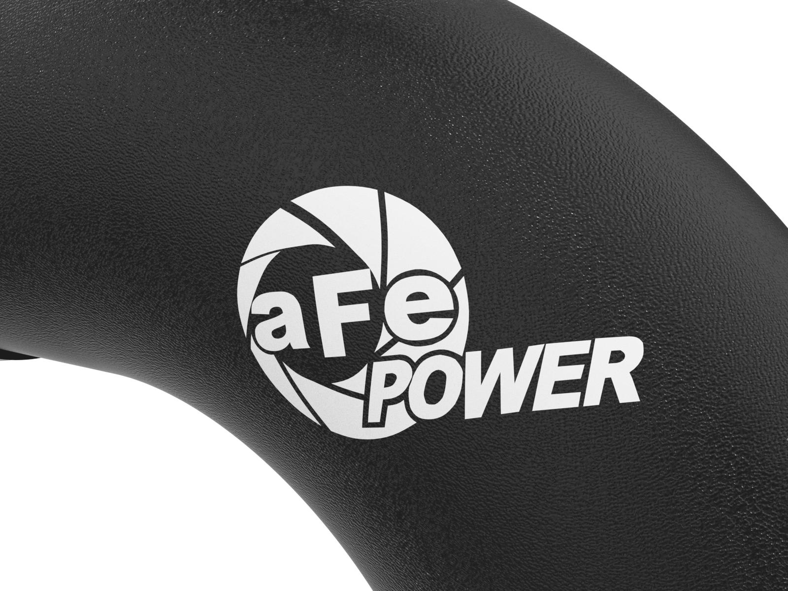 AFE BladeRunner Aluminum Hot and Cold Charge Pipe Kit Black (2020-2021 Silverado 2500 HD, Silverado 3500 HD, Sierra 2500 HD, Sierra 3500 HD) - 46-20444-B