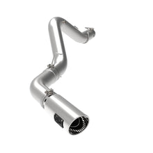 AFE Large Bore-HD 5 IN 409 Stainless Steel DPF-Back Exhaust System w/Polished Tip (GM Diesel Trucks 2020 V8-6.6L (td) L5P) - 49-44125-P