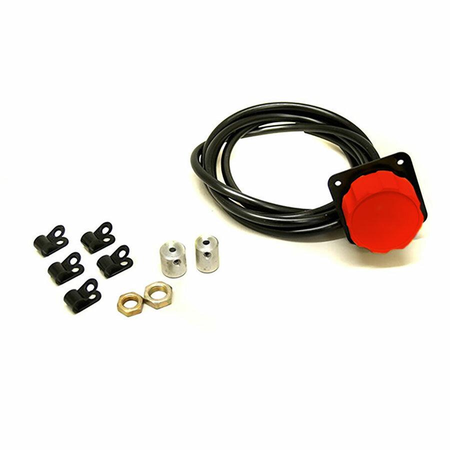 Tilton Racing REMOTE BIAS CABLE ADJUSTER, 3/8" & 7/16", RED - 72-509