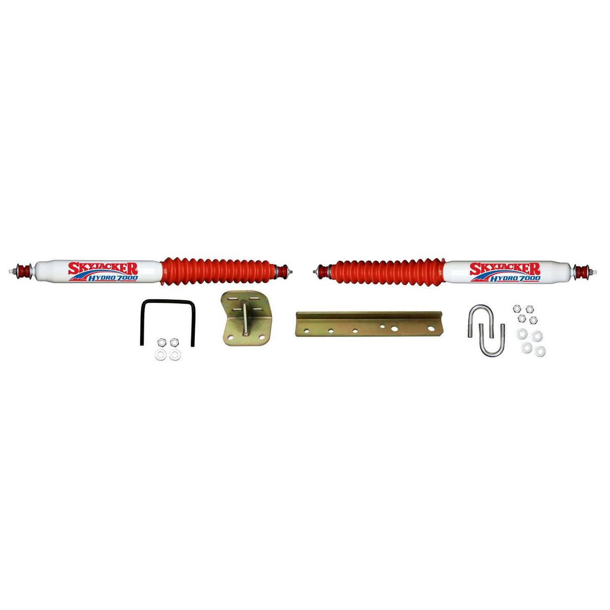 Skyjacker Steering Stabilizer Dual Kit 55-58 Jeep Willys 59-60 Jeep CJ6 59-60 Jeep CJ5 66-75 Jeep CJ6 66-83 Jeep CJ5 66 Jeep CJ3 76-86 Jeep CJ7 81-85 Jeep Scrambler 87-95 Jeep Wrangler - 7200