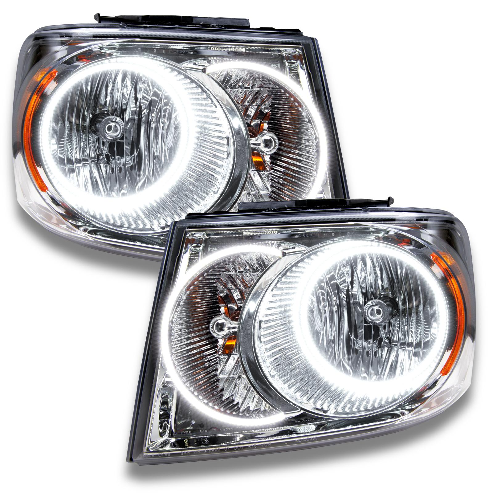 Oracle Lighting Smd Pre-Assembled Headlights, Chrome Bezel, White (2007-2009 Durango) - 7201-001