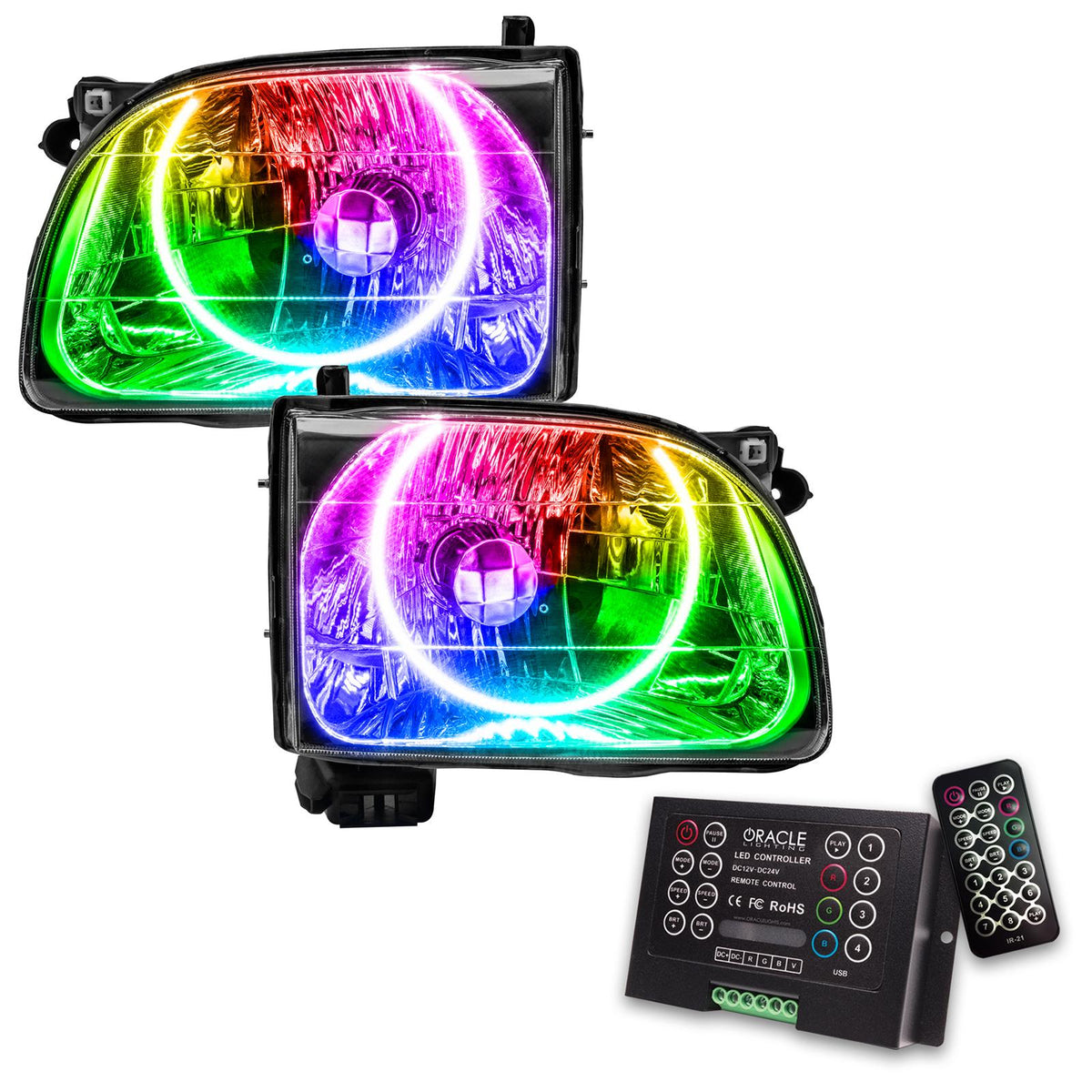 Oracle Lighting SMD Pre-Assembled Headlights, ColorSHIFT 2.0 (2001-2004 Tacoma) - 7202-333