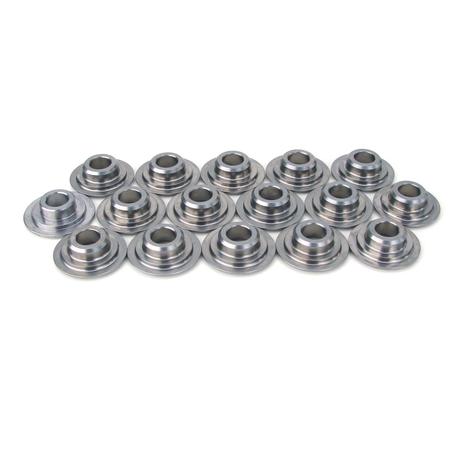 Comp Cams 10 Degree Titanium Retainer Set of 16 for 1.500"-1.550" OD Double Springs - 721-16