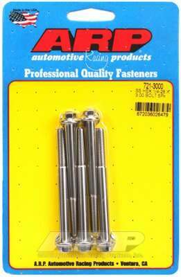 ARP 1/4-28 x 3.000 hex SS bolts - 721-3000