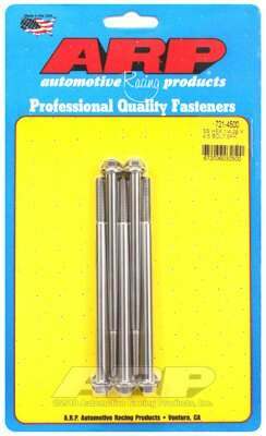 ARP 1/4-28 x 4.500 hex SS bolts - 721-4500