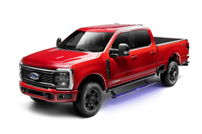 AMP Research PowerStep XL 3" Atl Drop;22 F-250/F-350/F-450 Crew Cab Only; Works only w/Sync 4 (2022 F-250 Super Duty, F-350 Super Duty, F-450 Super Duty) - 77242-01A