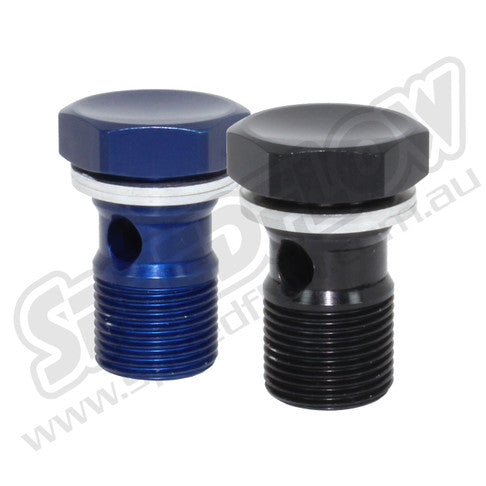 SpeedFlow BANJO BOLT 1/2_-20 - SF-727-06-BLK (representative image, colour may differ)