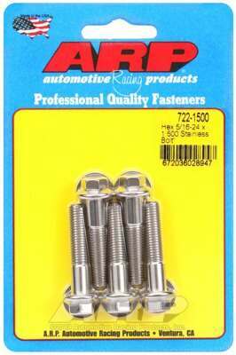 ARP 5/16-24 x 1.500 hex SS bolts - 722-1500