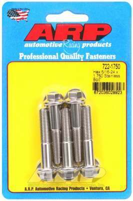 ARP 5/16-24 x 1.750 hex SS bolts - 722-1750