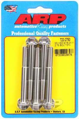ARP 5/16-24 x 2.750 hex SS bolts - 722-2750