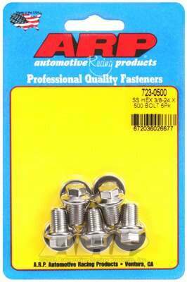 ARP 3/8-24 x .500 hex SS bolts - 723-0500