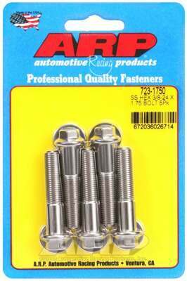 ARP 3/8-24 x 1.750 hex SS bolts - 723-1750