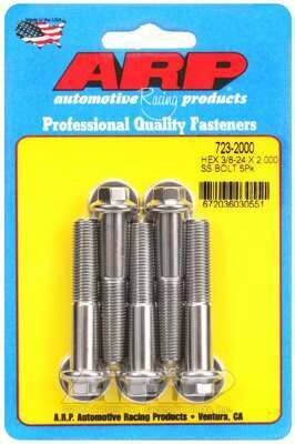 ARP 3/8-24 x 2.000 hex SS bolts - 723-2000