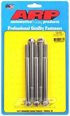 ARP 3/8-24 x 4.750 hex SS bolts - 723-4750