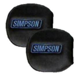 Simpson Racing YXZ Door Latch Pads Black/Blue - 2021B
